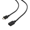 Кабель Cablexpert HDMI - HDMI (M/F), подовжувач, 1.8 м, чорний (CC-HDMI4X-6) пакет - 1